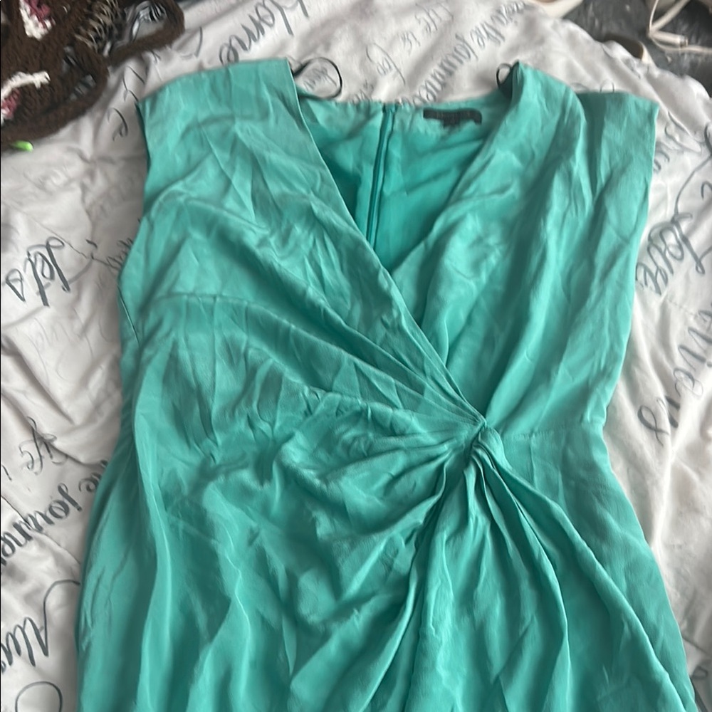 Rachel Zoe Blue Sleeveless Midi Dress